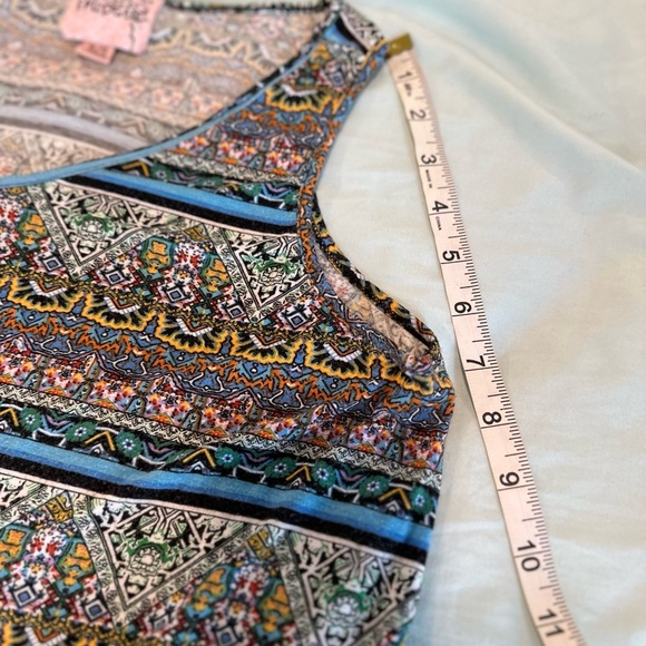 Epilogue Women’s XL Multicolor Paisley Sleeveless Flowy Stretch Tank Top. - Picture 5 of 8